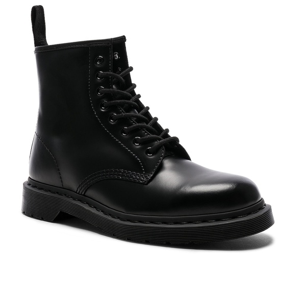 Dr. Martens Women's 1460 Black Mono Smooth Lace Up 8-Eye ALL Sizes!!! - Picture 5 of 7